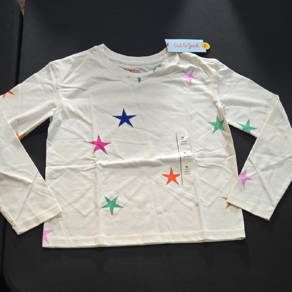 Kids Star Print Long Sleeve Tee